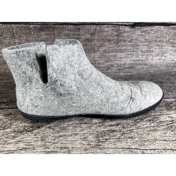Glerups The Boot Gray Wool With Camp Sole Slipper - US Size 13 main image 11